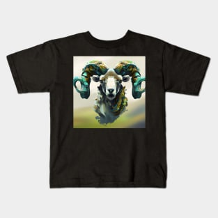 Painted Ram Kids T-Shirt